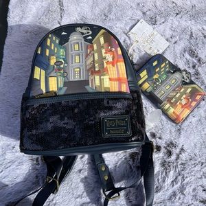 Harry Potter, mini backpacks, and wallet set